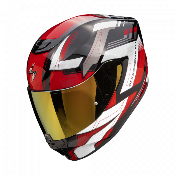 Scorpion Exo-391 Integralhelm Captor Schwarz / Rot (ECE 22-06)