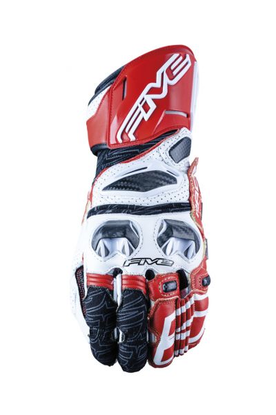 FIVE RFX Race Handschuhe Weiß / Rot