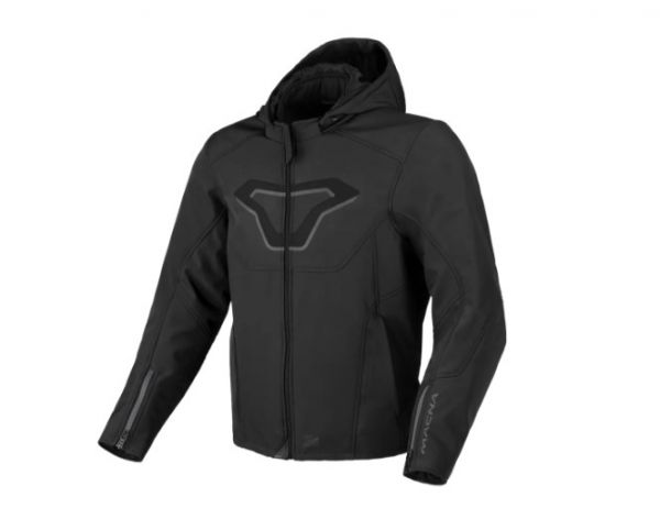 Macna Atracor winddichte Softshell-Jacke Schwarz