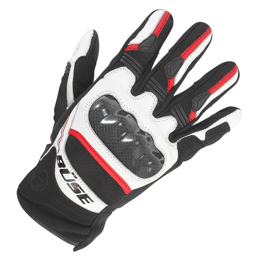 Büse Miles Motorrad Handschuhe – Perforiertes Leder, Touchscreen-fähig, Mit Knöchelschutz