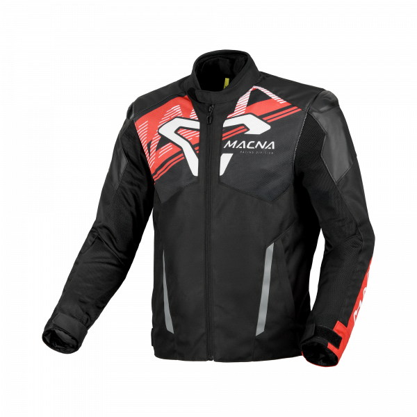 MACNA Sevent Textiljacke Schwarz / Rot / Weiß