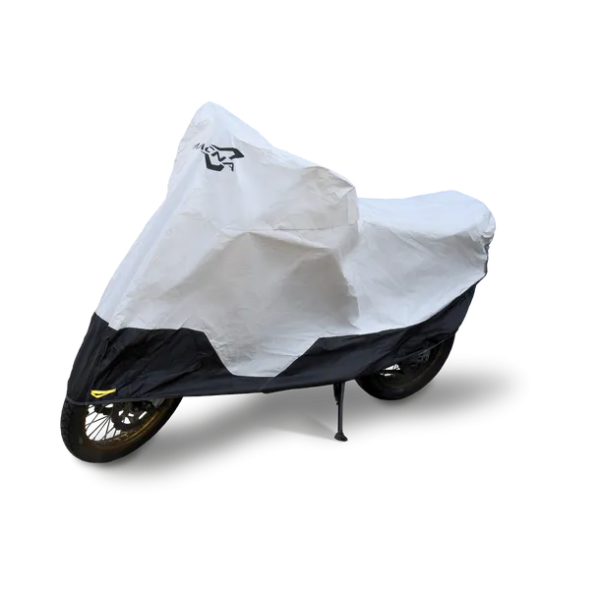 Macna Moto Mantel Evercool Abdeckplane Schwarz / Weiß