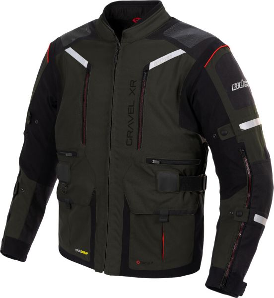 Büse Gravel XR Textiljacke Schiefergrau