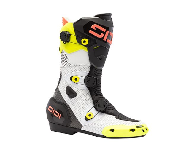Sidi Mag-2 Air Stiefel Yellow Fluo / Coral Fluo