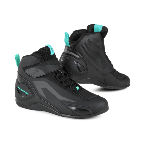 Macna Tracktion Kurzstiefel Damen Schwarz / Grün