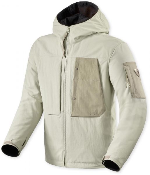 REV'IT! Danforth H2O Wasserdichte Kapuzenjacke Sand