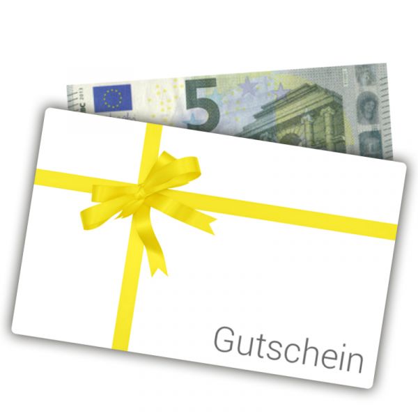 Geschenkgutschein im Wert von 5 EUR