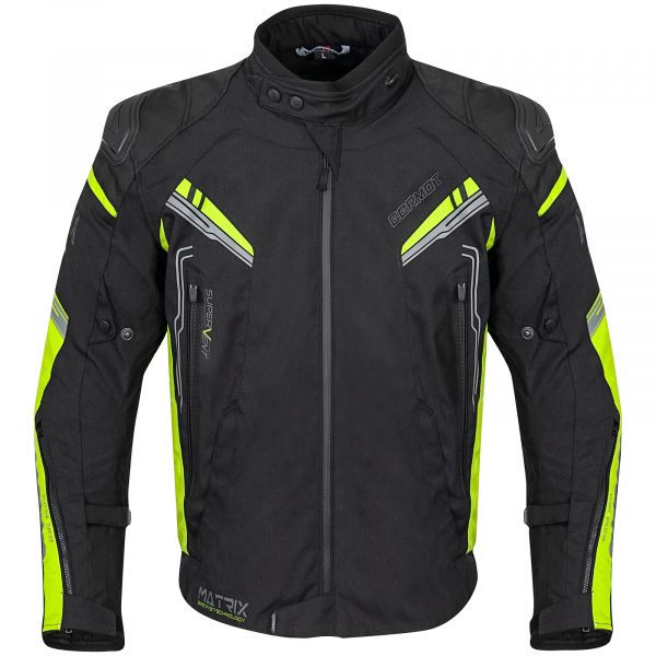 Germot Matrix Textiljacke Schwarz / Gelb