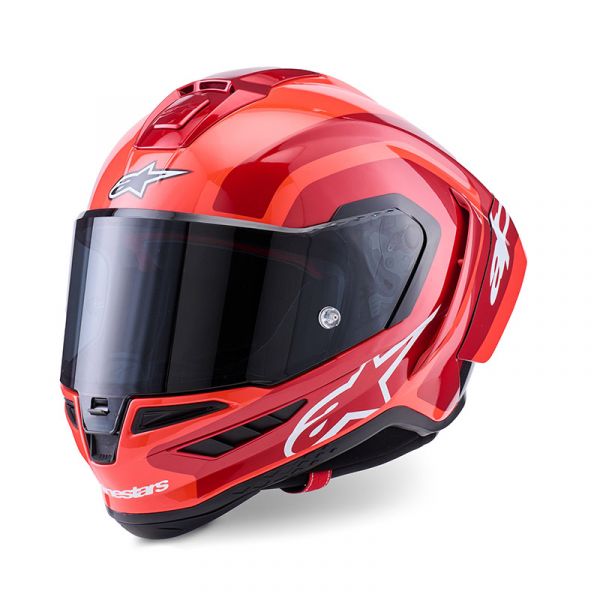 Alpinestars Supertech R10 Integralhelm Arius Double Red Glossy