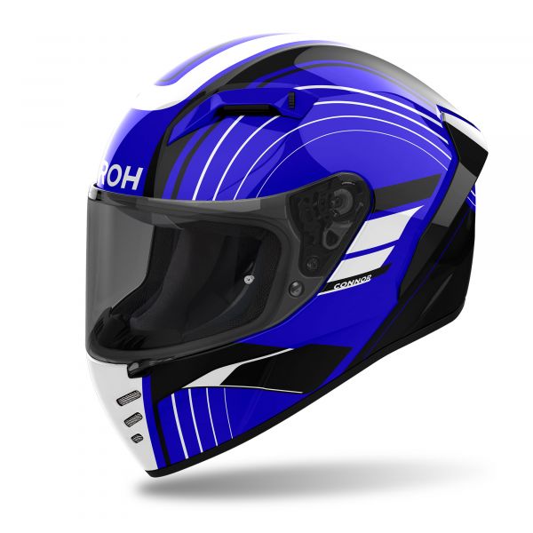 Airoh Connor Archieve Integralhelm Blau / Schwarz / Weiß