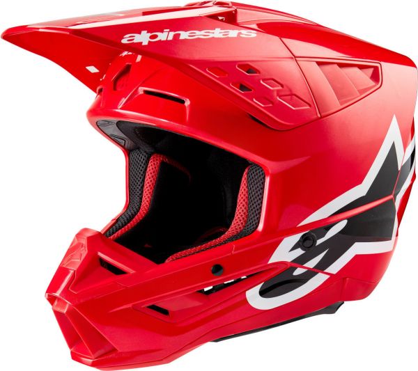 Alpinestars S-M5 Crosshelm Corp ECE 22.06 Bright Red Glossy