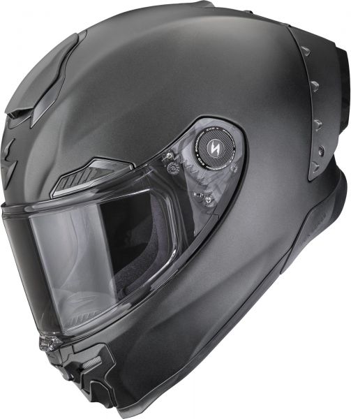 Scorpion Exo-Race Air Integralhelm Solid Perlschwarz Matt