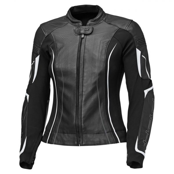 Held Debbie 3 Lederjacke Damen Schwarz / Weiß
