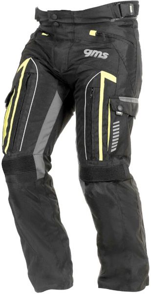 GMS Everest 3in1 Textilhose Schwarz / Gelb