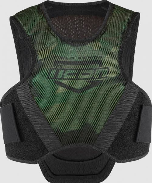 Icon Field Armor Softcore Protektorenweste Schwarz / Grün