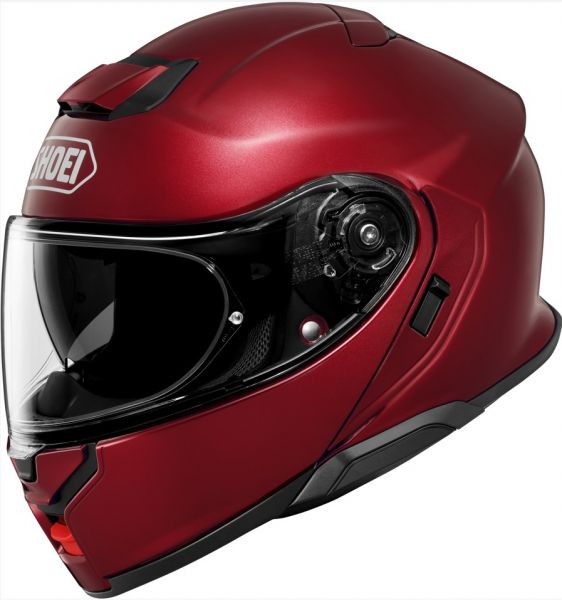 Shoei Neotec3 Klapphelm Unifarben Garnet Rot Metallic