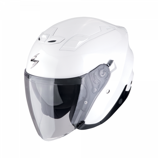 Scorpion Exo-Z1 Jethelm Solid Perlweiß (ECE 22-06)