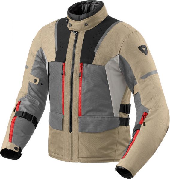 REV'IT! Offtrack 2 H2O Textiljacke Wasserdicht Sand / Grau