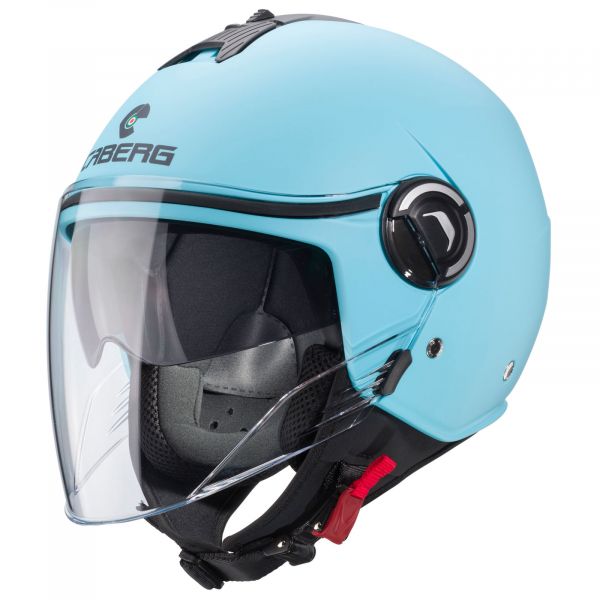 Caberg Riviera V4 X Jethelm Unifarben Matthellblau