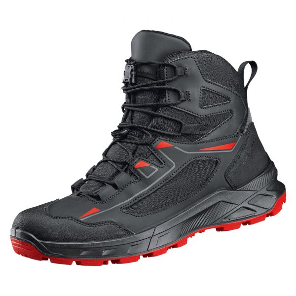 Held Montaro Microfaser Sneaker Schwarz / Rot