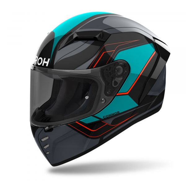 Airoh Connor Dunk Integralhelm Schwarz / Blau / Orange