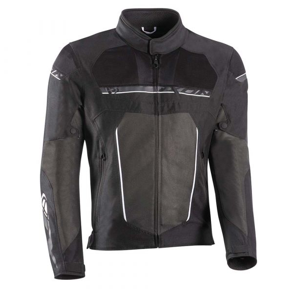 iXON T-Rex Textiljacke Schwarz / Weiß / Grau