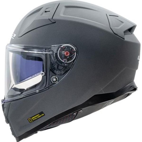 LS2 FF811 Vector II Integralhelm Solid Matt Beton Grau - ECE 22-06