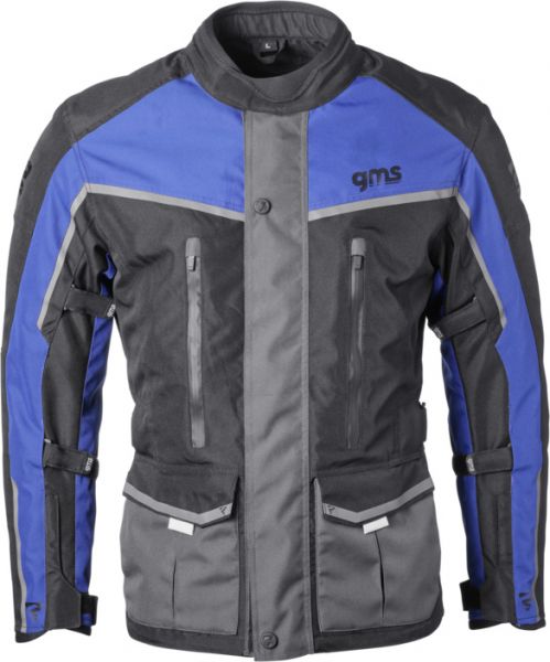 GMS Twister Neo WP wasserdichte Tourenjacke Schwarz / Blau