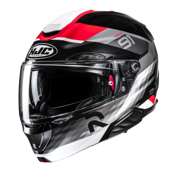 HJC RPHA 91 Klapphelm Madal MC1 Schwarz / Grau / Rot