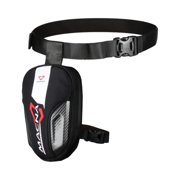 Macna Fasthorpe Leg Bag wasserdichte Beintasche Schwarz / Weiß 4,5L