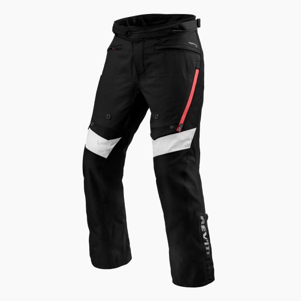 REV'IT! Horizon 3 H2O wasserdichte Textilhose Schwarz / Rot