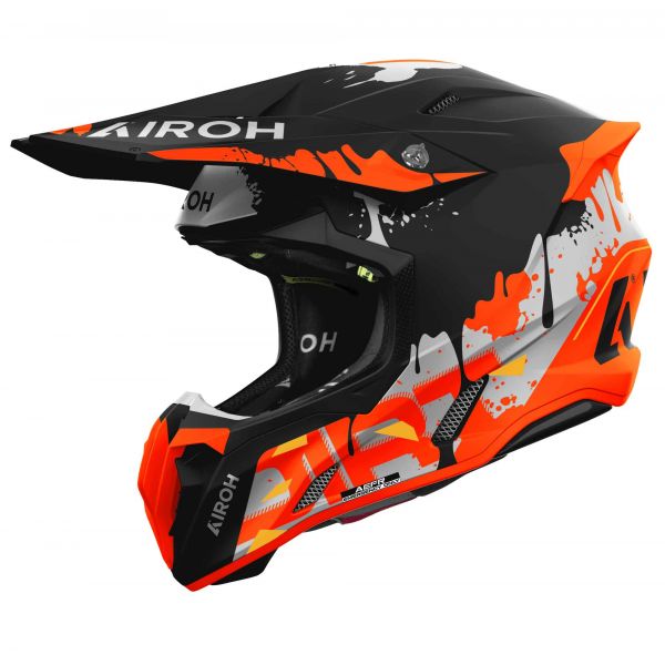 Airoh Twist 3 Crosshelm Dirt Schwarz / Fluo Orange
