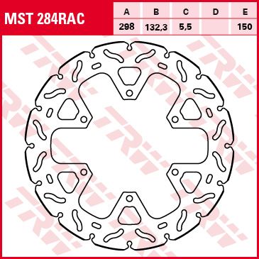 Lucas Bremsscheibe starr MST284RAC