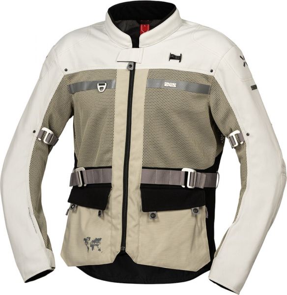iXS Venture-BigAir 1.0 Motorrad Textiljacke Hellgrau
