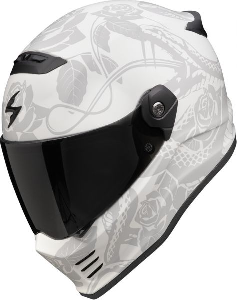 Scorpion Covert FX Integralhelm Dragon Grau / Silber (ECE 22-06)