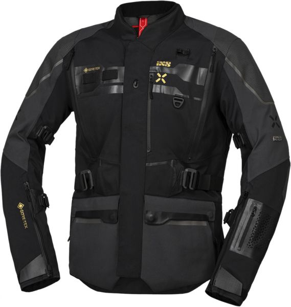 iXS Venture-GTX 1.0 Laminatjacke Schwarz / Mittelgrau