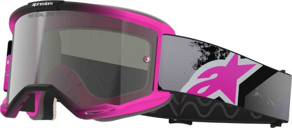 Alpinestars Vision 5 Lahnd Crossbrille Pink / Mirror Silber