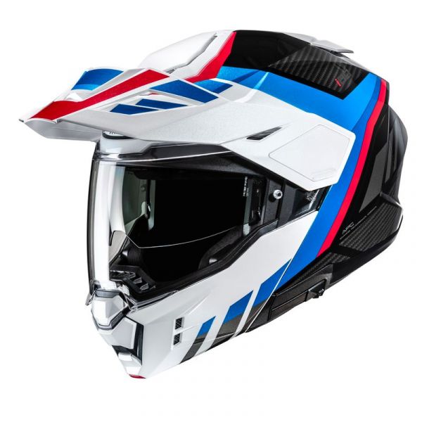 HJC i80 Klapphelm Imes MC21 Weiß / Schwarz / Bau / Rot