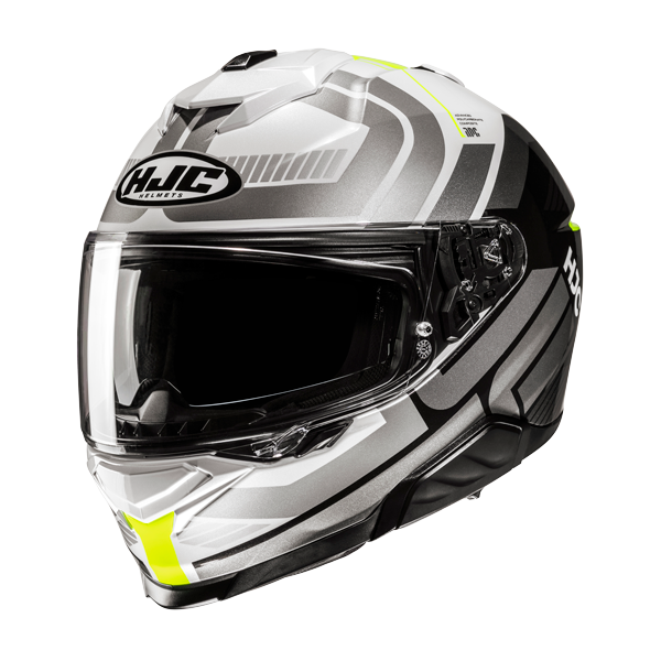 HJC i71 Integralhelm Taurus MC3H Weiß / Grau / Gelb