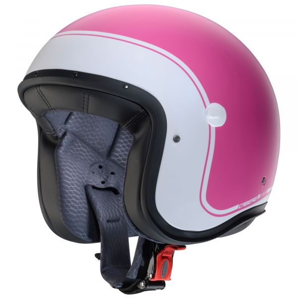 Caberg Freeride X Imola Jethelm Matt Fuchsia / Weiß