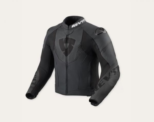 REV'IT! Argon 3 Lederjacke Schwarz / Anthrazit