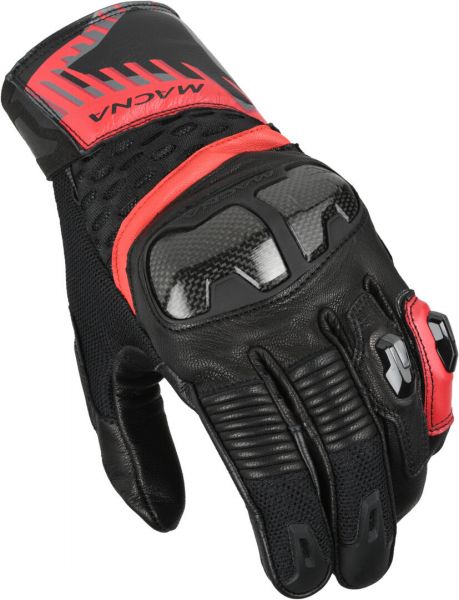 MACNA Chizu Kurzhandschuhe Schwarz / Rot