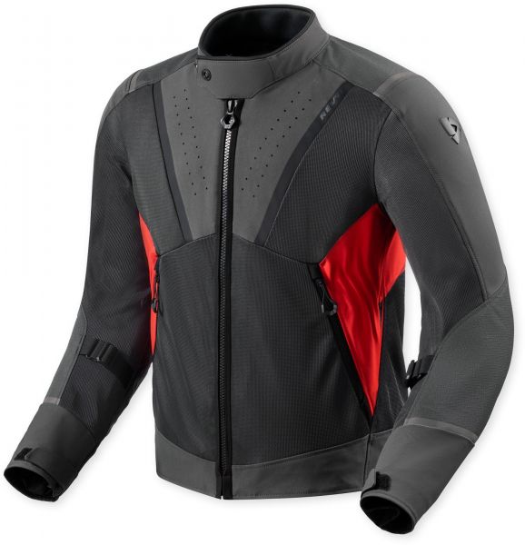 REV'IT! Airwave 4 Textiljacke Schwarz / Rot