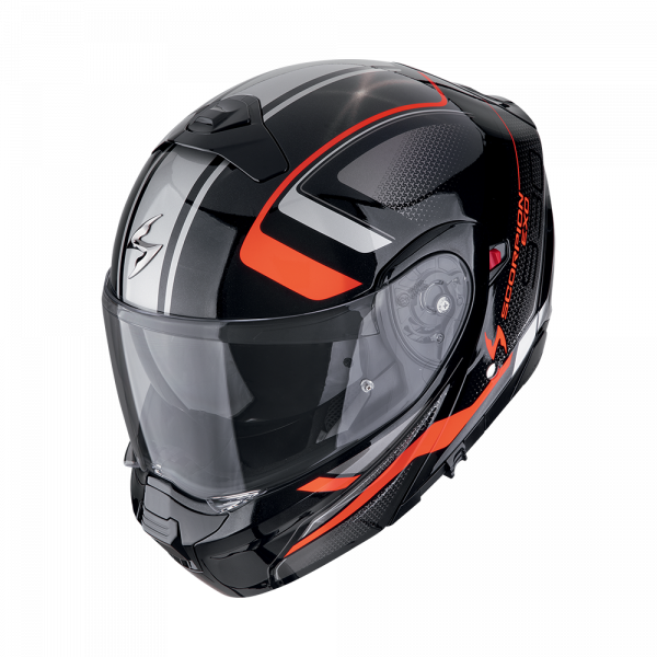 Scorpion Exo-930 EVO Ardens Metal Schwarz / Rot (ECE 22-06)