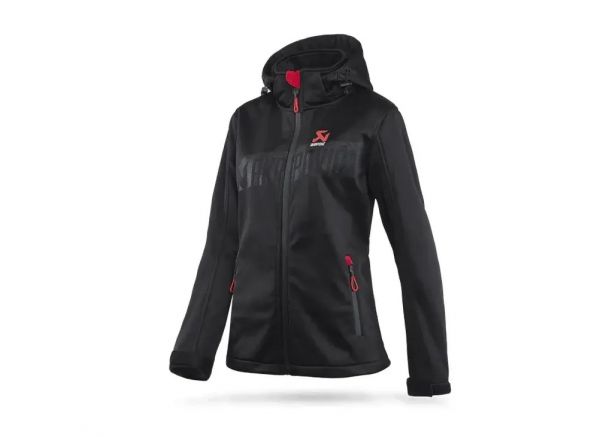 Akrapovic Corpo Softshell-Jacke Damen Schwarz
