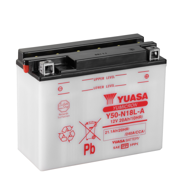 Yuasa Y50-N18L-A 12V/21A