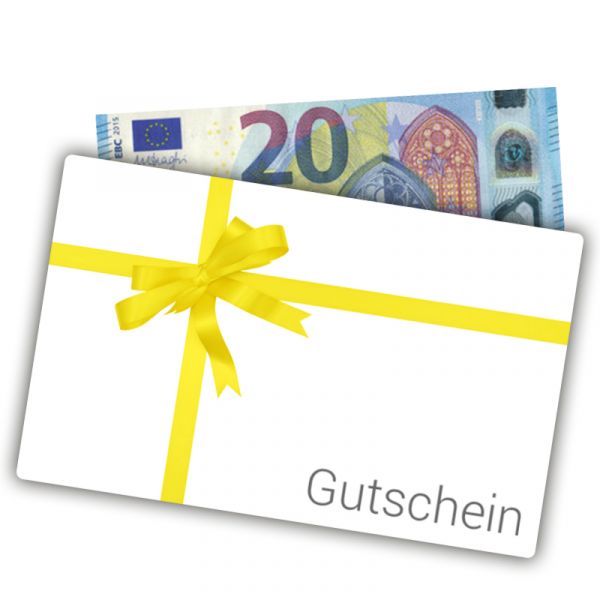 Toms Motorradshop 20 Euro Geschenkgutschein