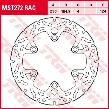 Lucas Bremsscheibe starr MST272RAC