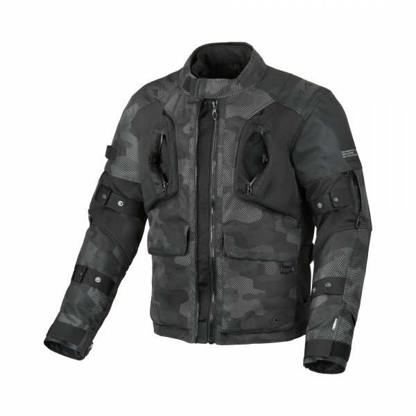 MACNA Higera 2-lagige Textiljacke Schwarz / Grau / Camo
