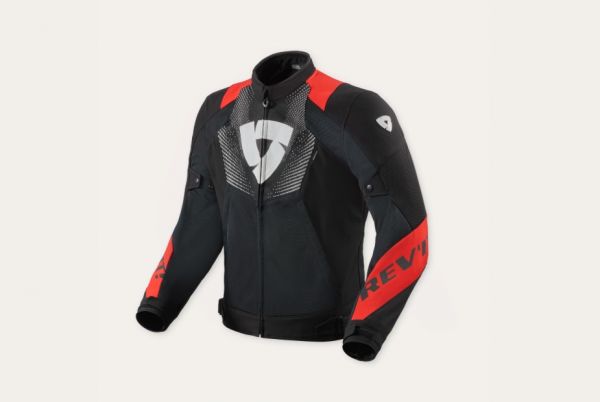 REV'IT! Hyperspeed 3 GT Air atmungsaktive Textiljacke Schwarz / Rot